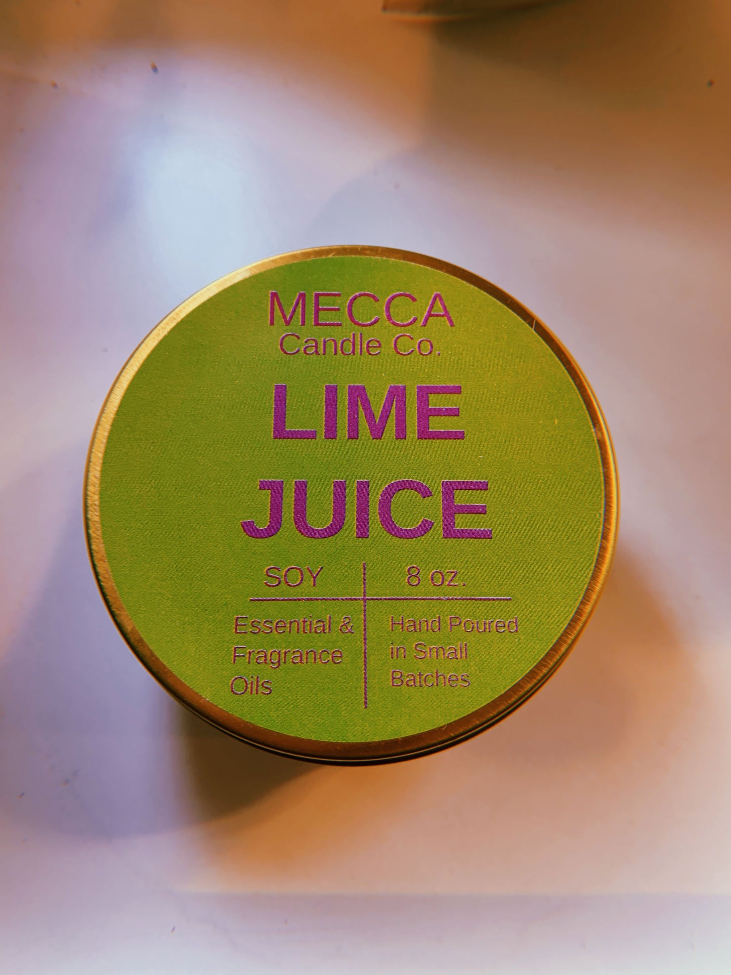Lime Juice - Soy Candle