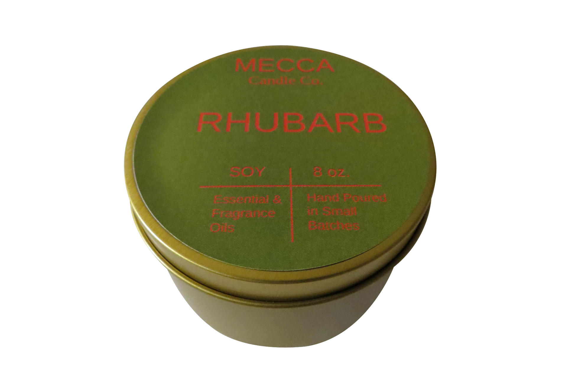 rhubarb candle