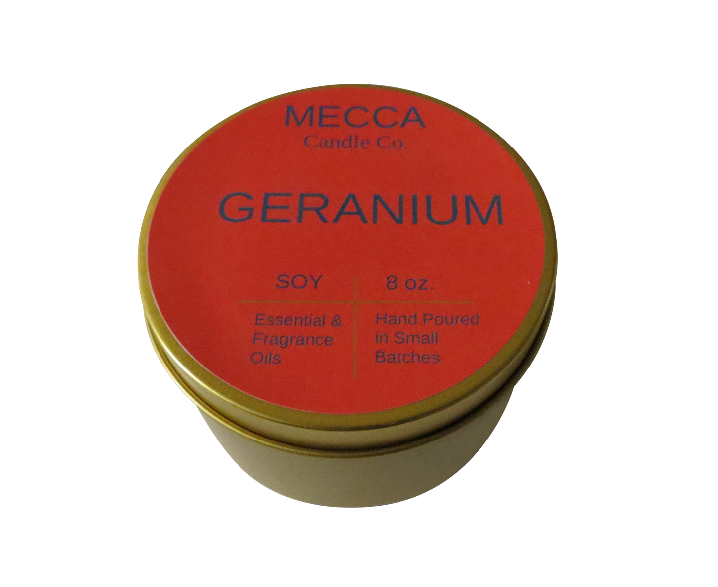 geranium soy candle