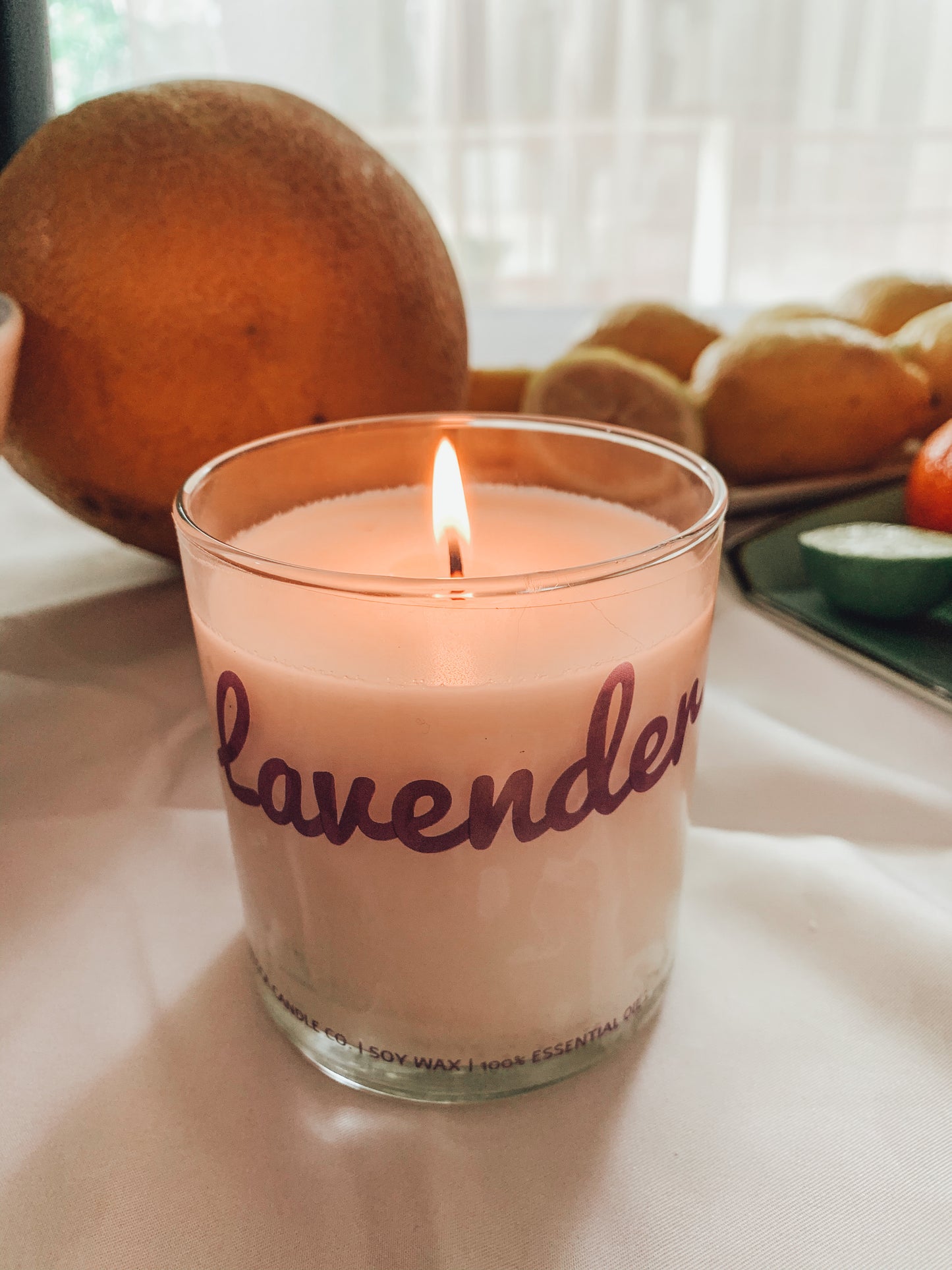 lavender soy candle